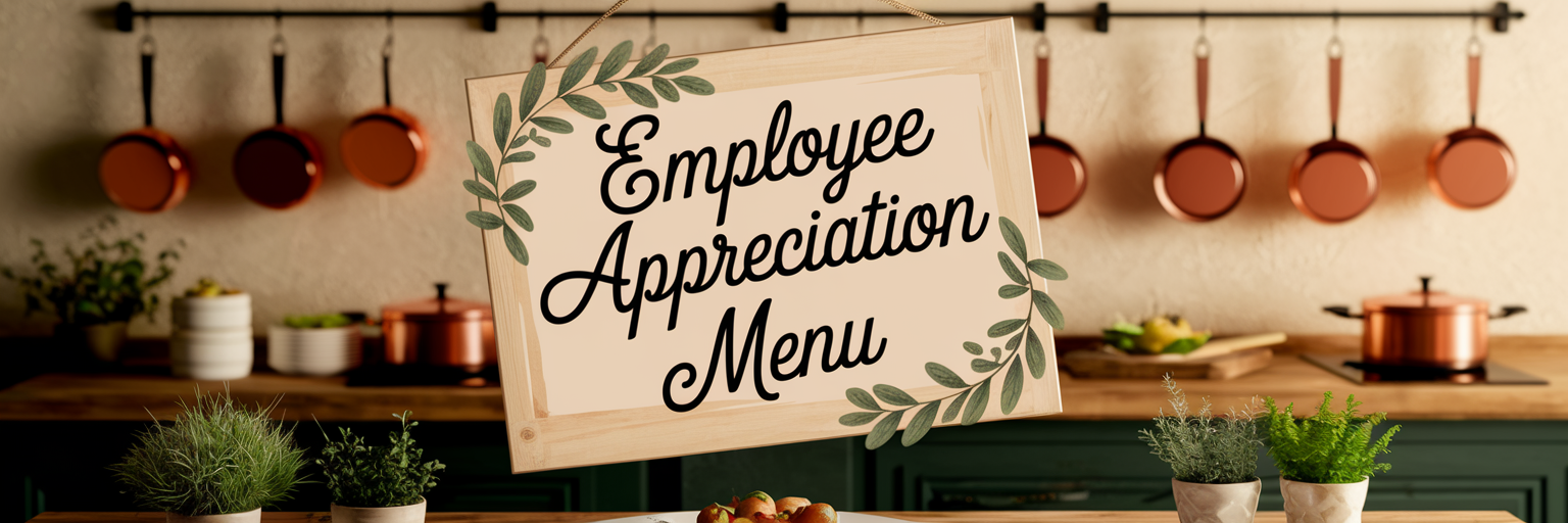 Employee Appreciation Menu